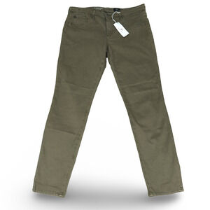 AG Adriano Goldschmied The Legging Super Skinny Ankle Pants Womens 32R Green New
